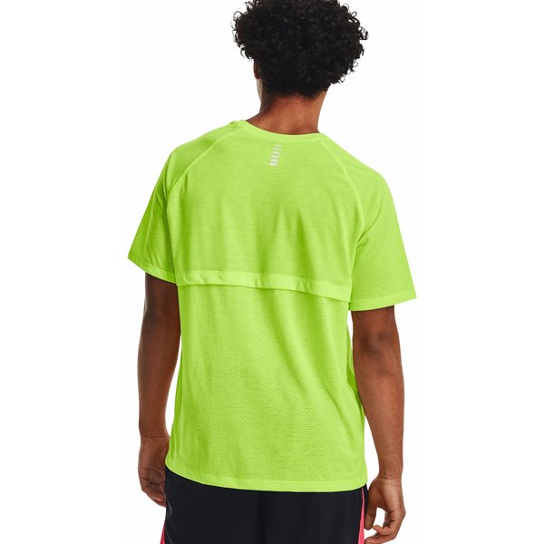 Koszulka męska Streaker Run Short Sleeve Under Armour - Lime Surge / Reflective