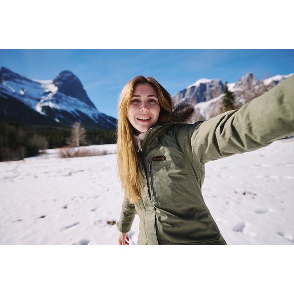 Płaszcz damski Suttle Mountain Long Insulated Columbia - Collegiate Navy