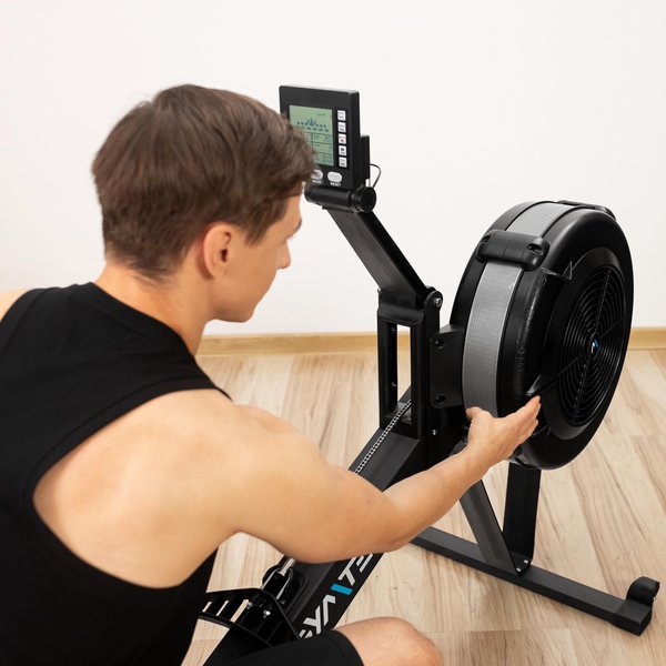 Wioślarz powietrzny XR4000 + pas do pomiaru tętna Gymtek