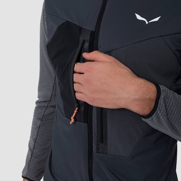 Kurtka męska Pedroc Hybrid 2 Polartec Alpha Salewa - szary