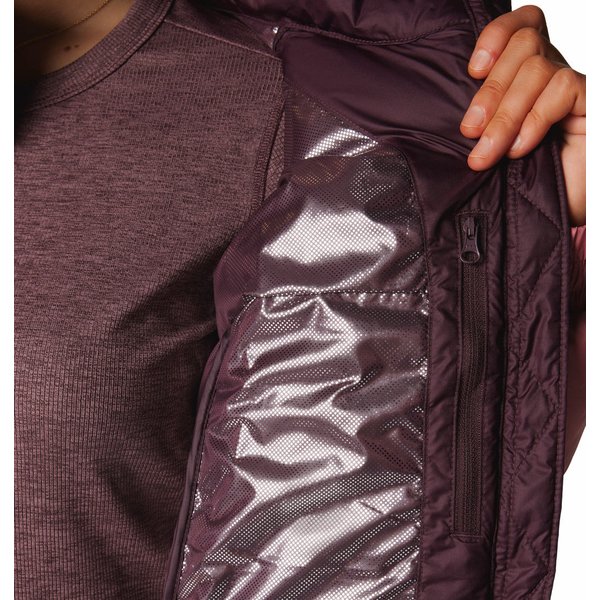 Kurtka puchowa damska Pike Lake II Cropped Columbia - Moonvista, Pink