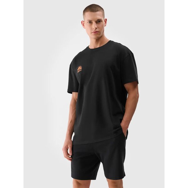 Koszulka męska TTSHM1985 4F - głęboka czerń