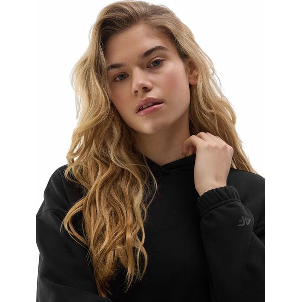 Bluza damska 4FWSS24TSWSF1057 4F - głęboka czerń