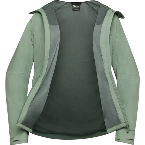 Kurtka męska Tempest 2L Jack Wolfskin - eucalyptus
