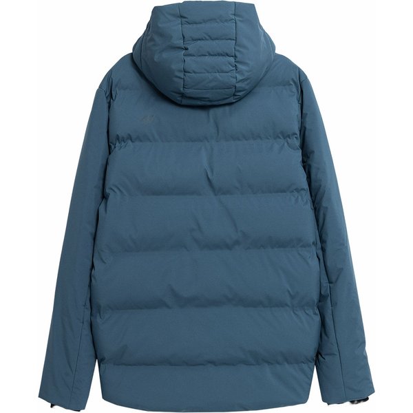 Kurtka puchowa męska 4FAW23TDJAM249 4F - denim