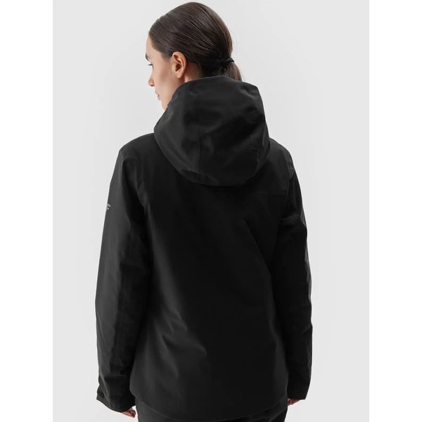 Kurtka narciarska damska TTJAF572 4F - głęboka czerń