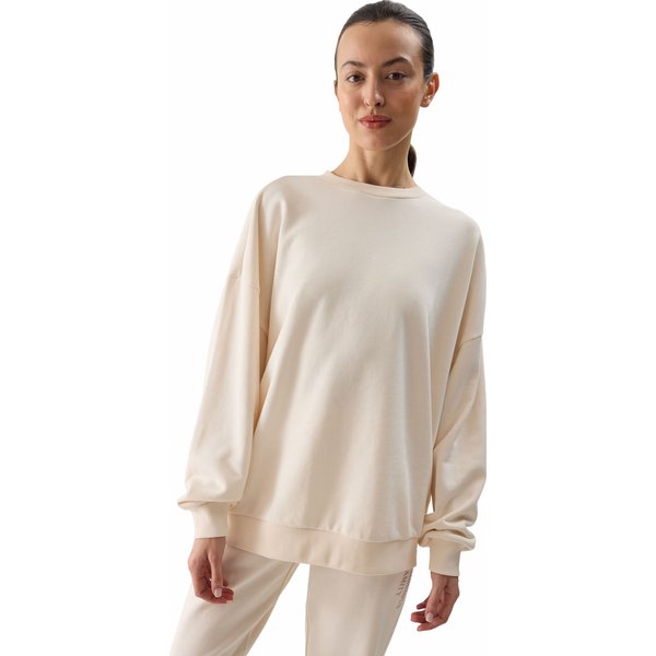 Bluza damska 4FWSS24TSWSF1055 4F - kremowy