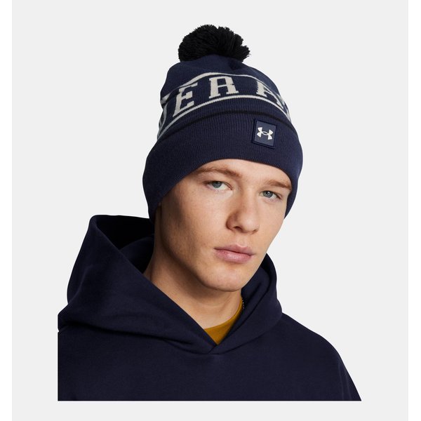 Czapka Halftime Pom Beanie Under Armour - Midnight Navy/Summit White