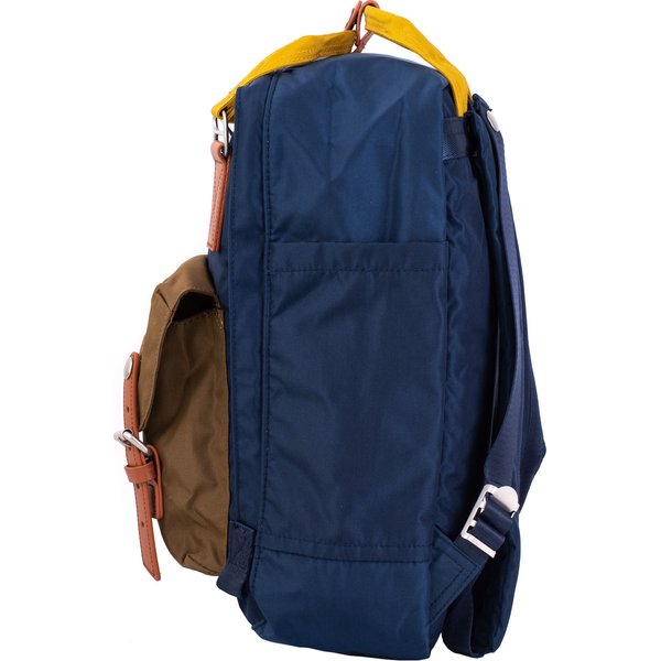 Plecak Macaroon Glossy Blocking Series 16L Doughnut - navy x khaki