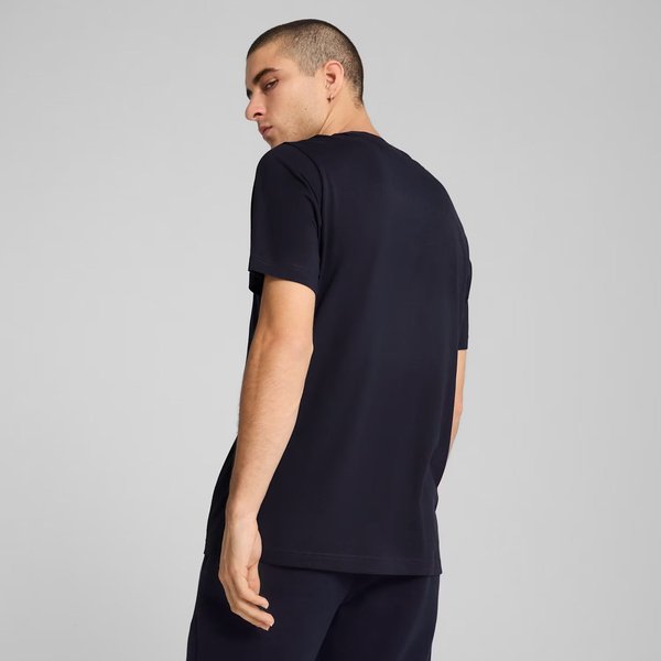 Koszulka męska Essentials 2 Colour Small Logo No.1 Puma - New Navy