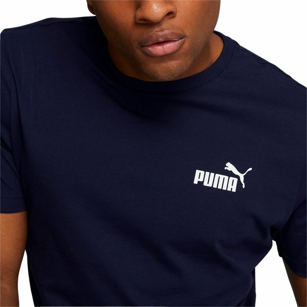 Koszulka męska Essentials Small Logo Puma - peacoat