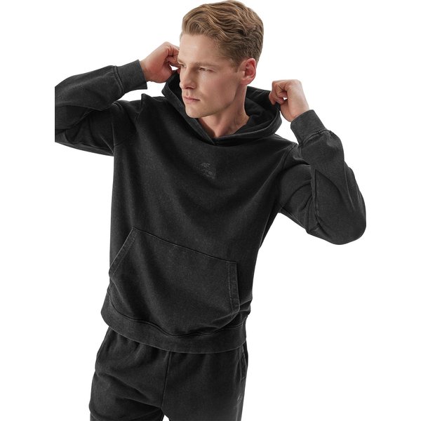 Bluza męska 4FWSS24TSWSM1026 4F - głęboka czerń