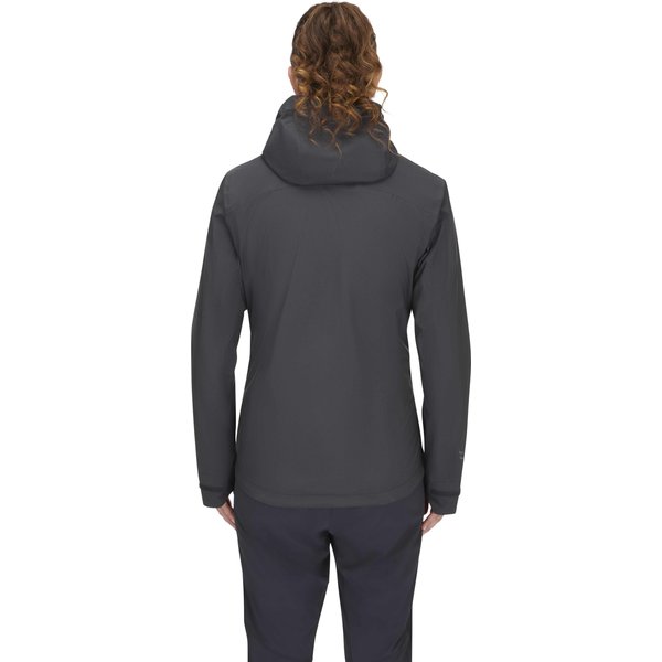 Kurtka damska Downpour Light Rab - Anthracite