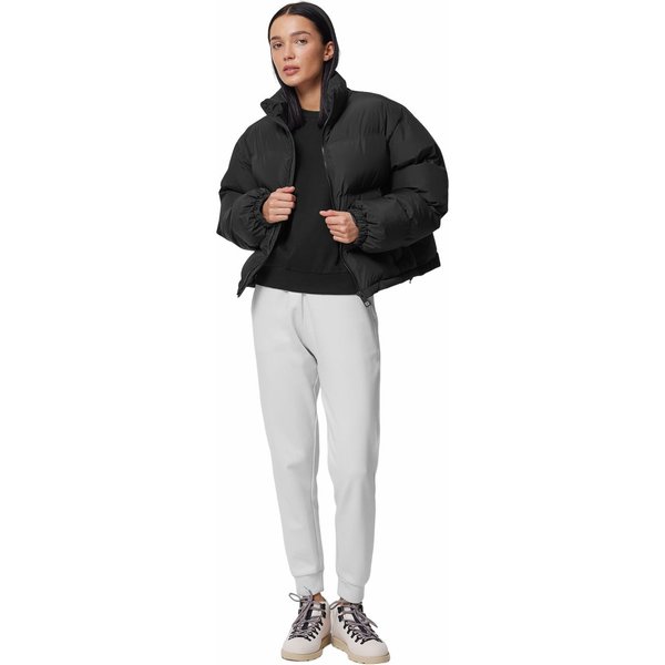 Kurtka puchowa damska OTHAW23TDJAF254 Outhorn - głęboka czerń