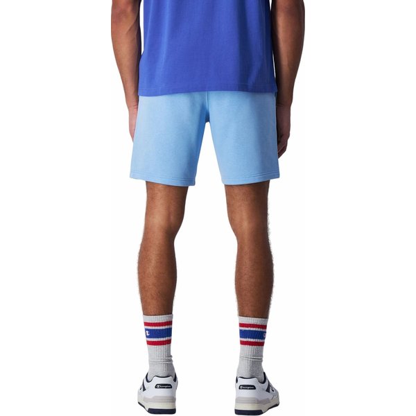 Spodenki męskie Script Logo Terry Bermuda Champion - niebieskie