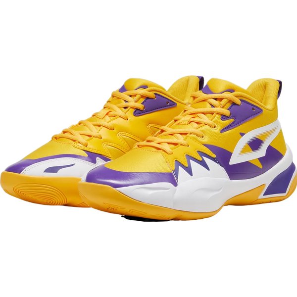 Buty koszykarskie Genetics Puma - Yellow Sizzle-White