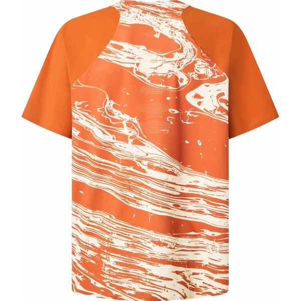 Koszulka rowerowa męska Seeker Airline SS Oakley - Duality Swirl White/Brown