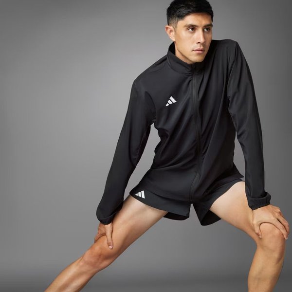 Kurtka męska Adizero Essentials Running Adidas - niebieska