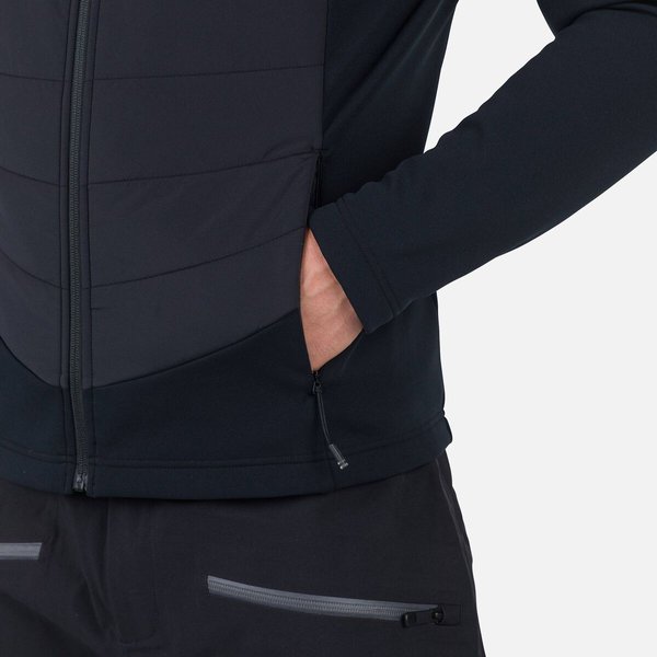 Kurtka hybrydowa męska Classique Hybrid Clim FZ Rossignol - black