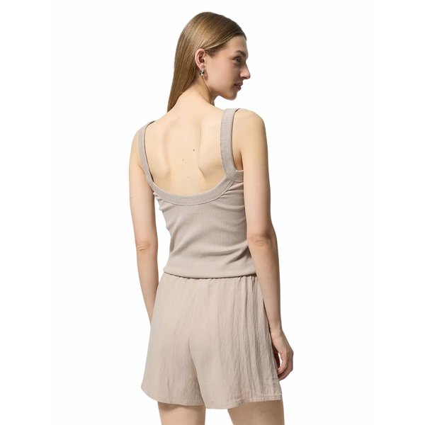 Bezrękawnik damski OTHWSS24TSLEF086 Outhorn - beż