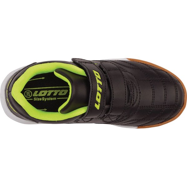 Buty halowe Pacer K Jr Lotto - black/fr.yellow