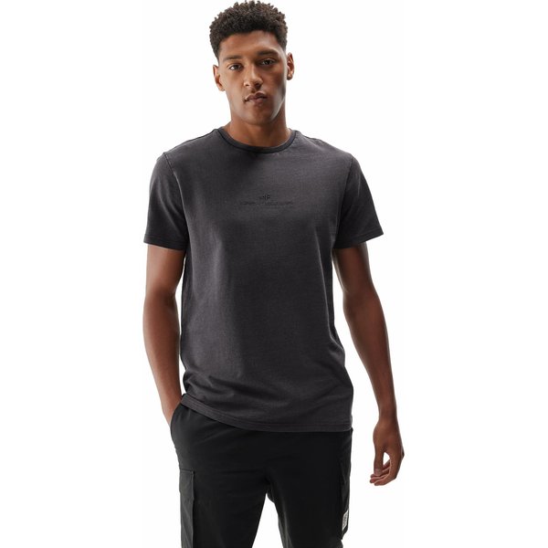 Koszulka męska 4FAW23TTSHM0870 4F - głęboka czerń