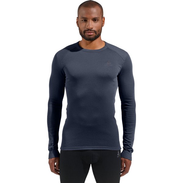 Longsleeve termoaktywny męski Active Warm ECO Long Odlo - dark sapphire