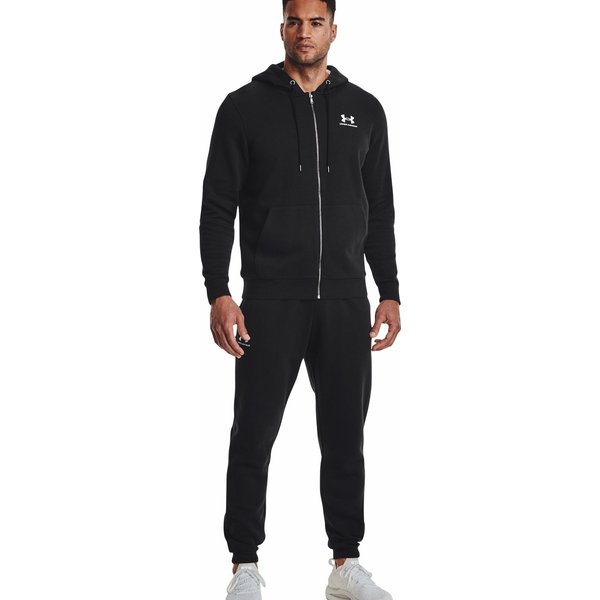 Spodnie męskie dresowe Essential Fleece Jogger Under Armour - czarne