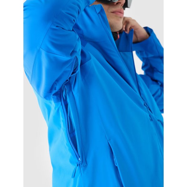 Kurtka narciarska męska TTJAM577 4F - niebieski