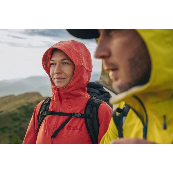 Kurtka męska Highest Peak 3L Jack Wolfskin - firefly