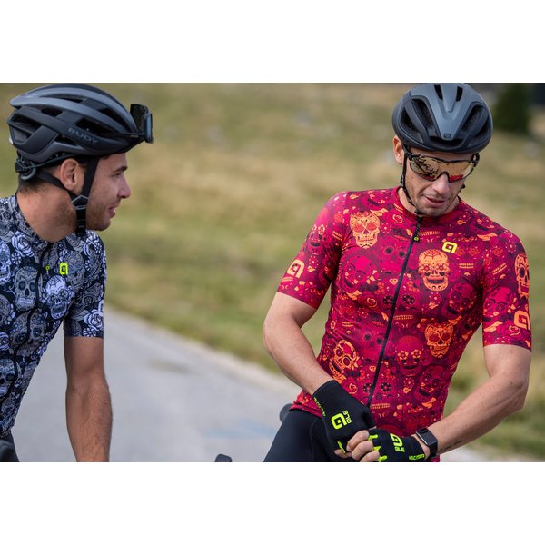 Koszulka rowerowa męska Mexico Maglia ALE - czarna