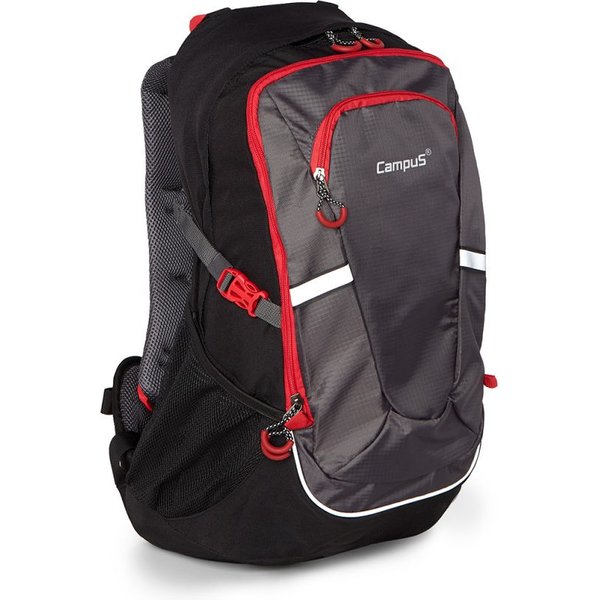 Plecak Horton 2 45L Campus - grafitowy/ciemny czerwony
