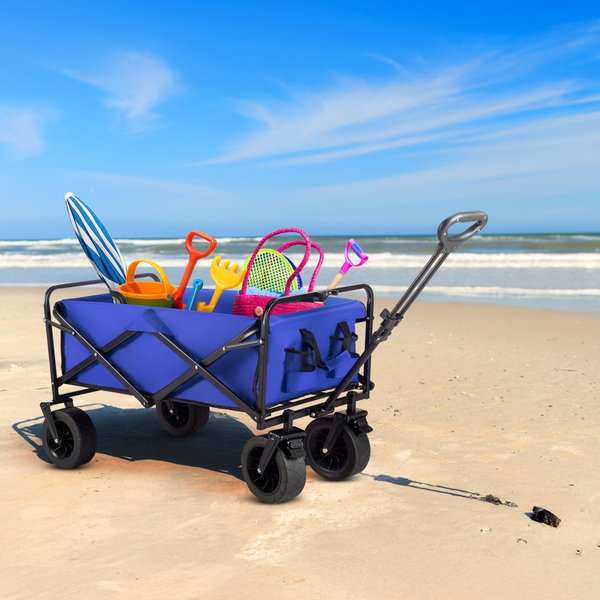 Wózek turystyczny, składany EasyGo 100L Outtec - EasyGo niebieski