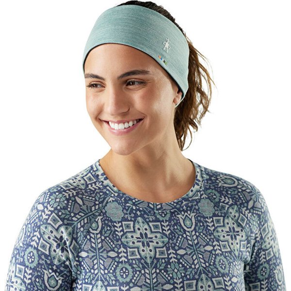 Opaska na głowę Thermal Merino Reversible Headband SmartWool - arctic green-twilight blue