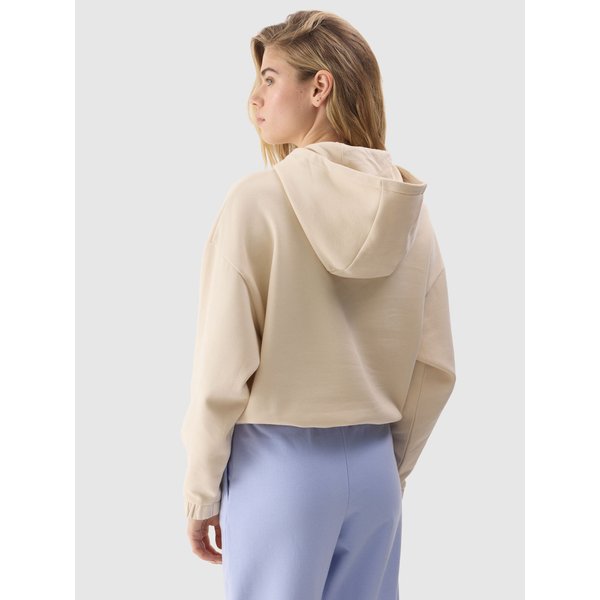 Bluza damska 4FWSS24TSWSF1057 4F - kremowy