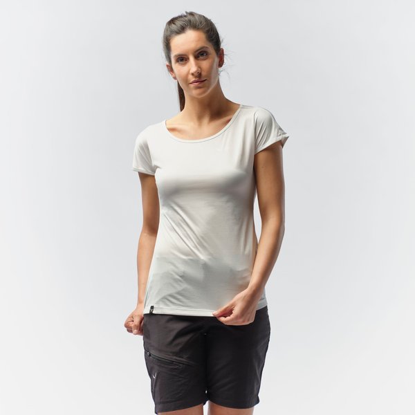 Koszulka damska Puez Melange Dry S/S Tee Salewa - dark olive