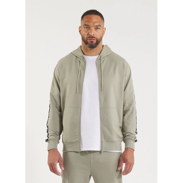 Bluza męska Tape Nugget Hooded Zip Pitbull West Coast - Dusty Salvia