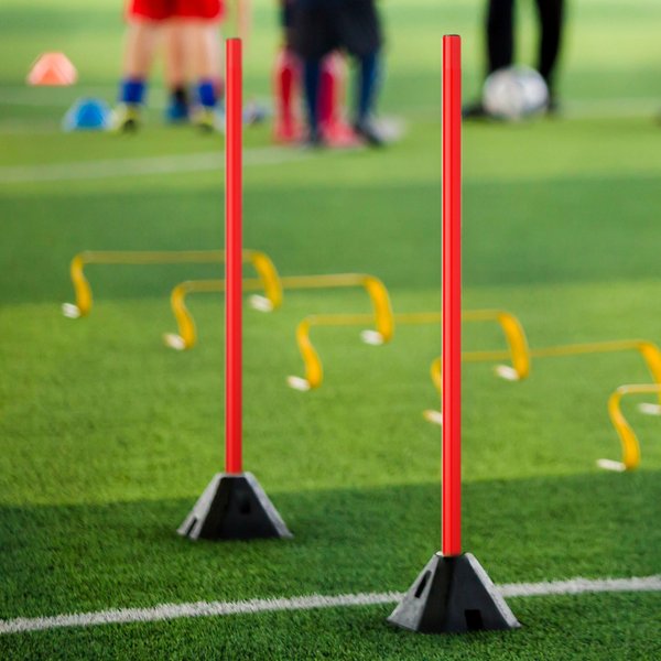 Laska gimnastyczna 80cm Gymtek - 80cm czerwona