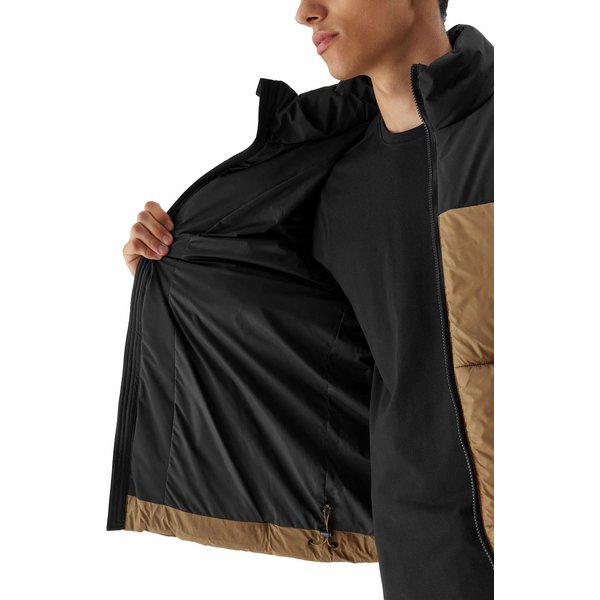 Kurtka puchowa męska 4FWAW23TDJAM348 4F - jasny brąz