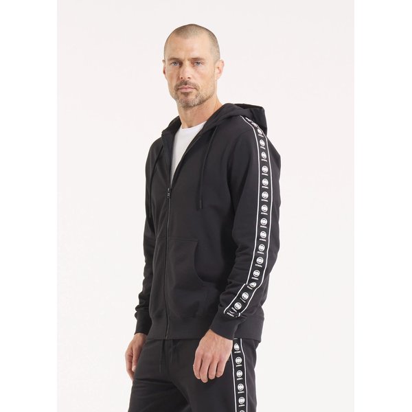 Bluza męska Tape Nugget Hooded Zip Pitbull West Coast - Black