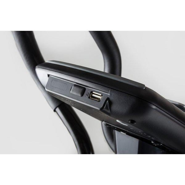 Orbitrek elektromagnetyczny HS-060C Blaze iConsole+ Hop Sport - srebrny