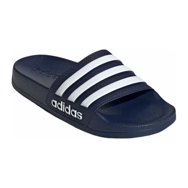 Klapki Adilette Shower Slides Jr Adidas - granatowe