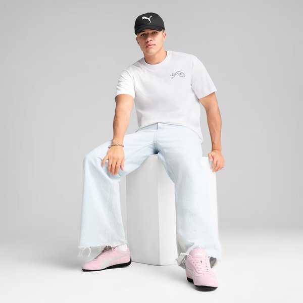 Koszulka męska Graphics Hotel Relaxed Tee Puma - white