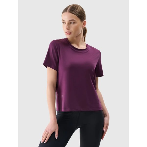 Koszulka damska TFTSF1236 4F - ciemny fiolet