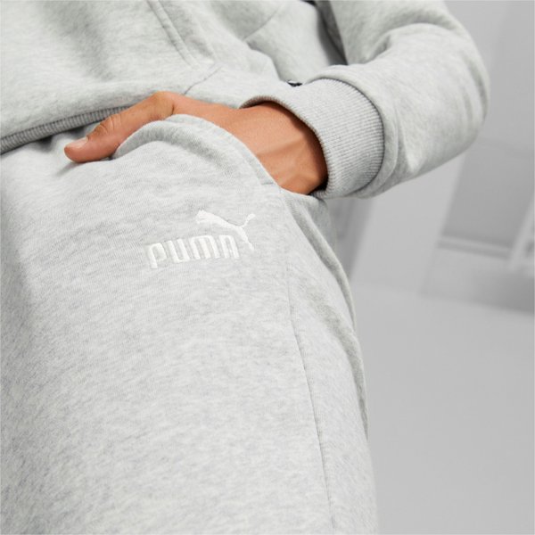 Spodnie dresowe damskie Ess Elevated Pants Puma - szare