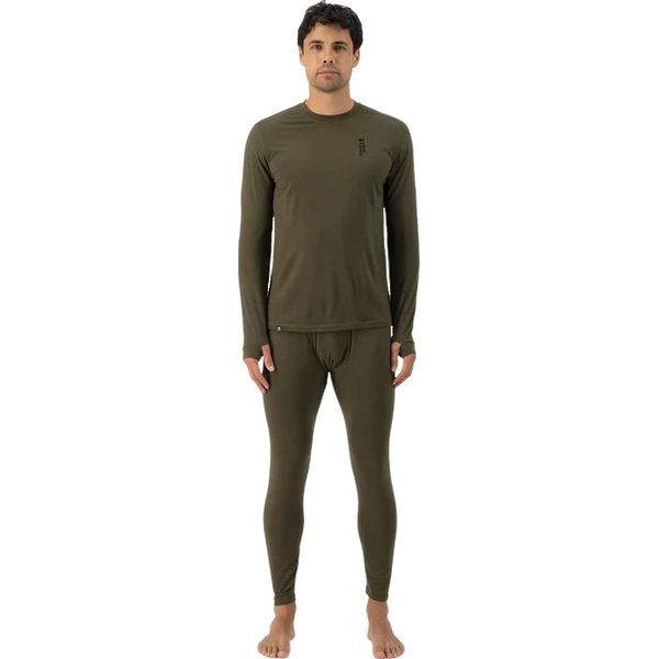 Longsleeve męski Cascade Flex 200 Mons Royale - Dark Olive