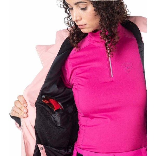 Kurtka narciarska damska Flat Rossignol - różowa