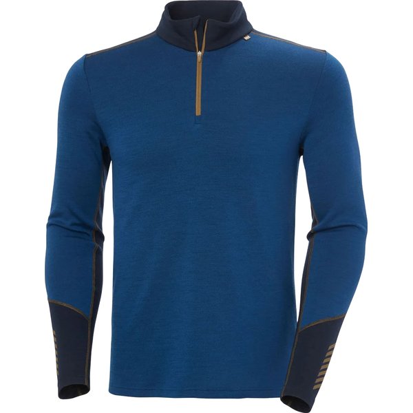 Bluza męska Lifa Merino Midweight 1/2 Zip Helly Hansen - dark blue