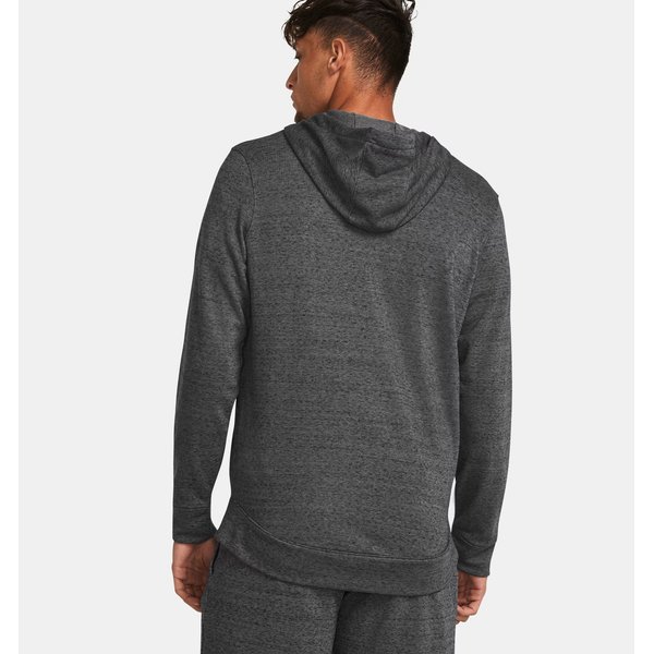 Bluza męska Rival Terry Under Armour - Castlerock Light Heather/Onyx White