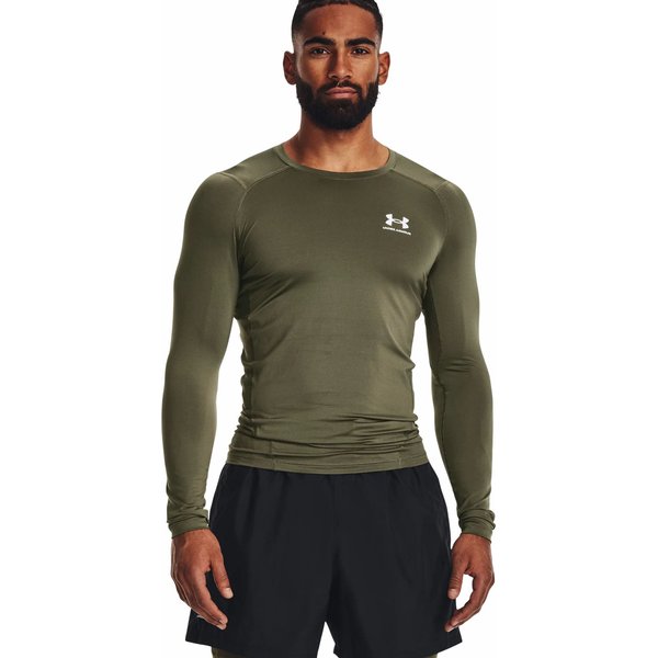Longsleeve męski HeatGear LS Under Armour - zielony